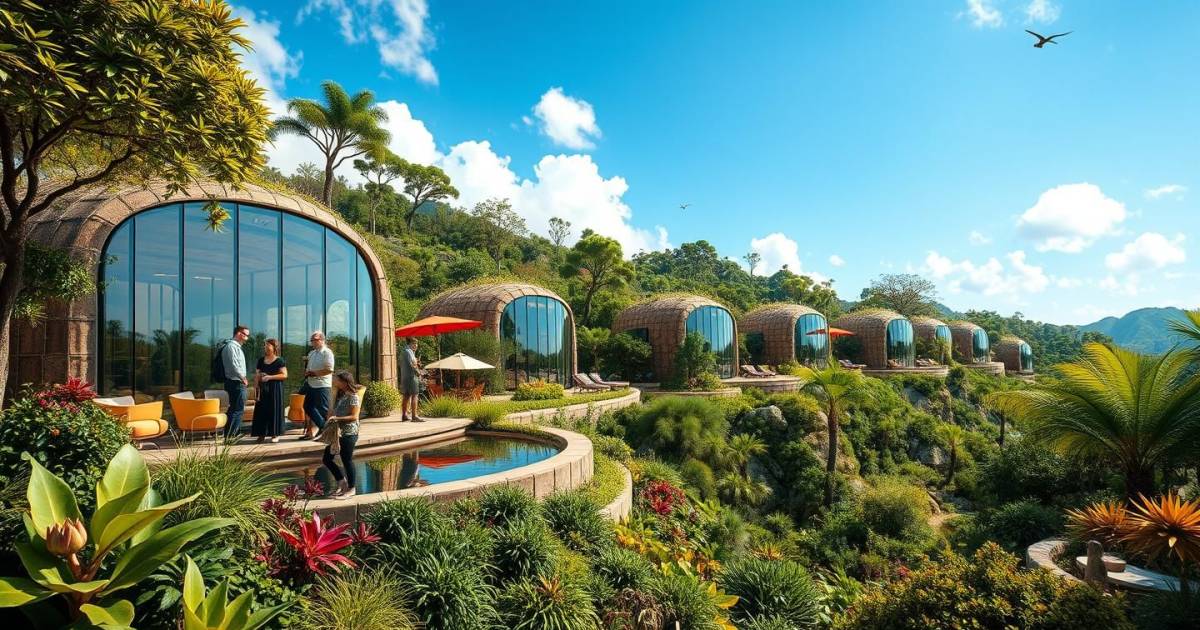 "Voyage futuriste : À la découverte des nouvelles destinations éco-luxe 2025 avec Chek etours"