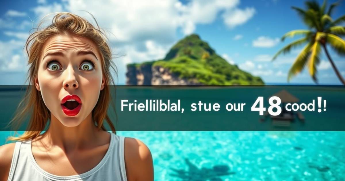 ALERTE : Cette île paradisiaque à 2h de Paris devient GRATUITE pendant 48h ! Les compagnies aériennes sont dépassées !